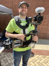 Nick and his Steadicam, The Alley, EDA 2023