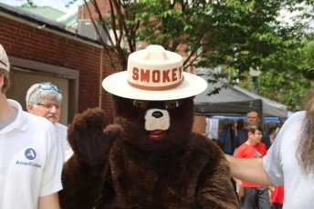 Smokey the Bear says Hi! The Alley, EDA 2023